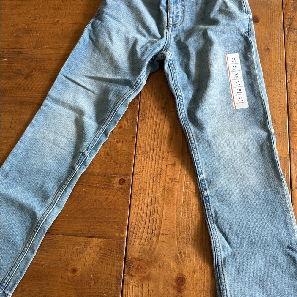 Cat and Jack Light Blue Boys Denim Jeans - Classic Straight Fit